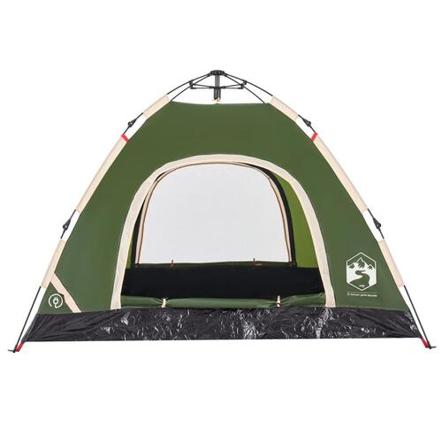 3-personers campingtelt vandafvisende quick-release grøn
