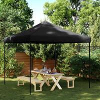 Pop op-festtelt 292x292x315 cm foldbart sort