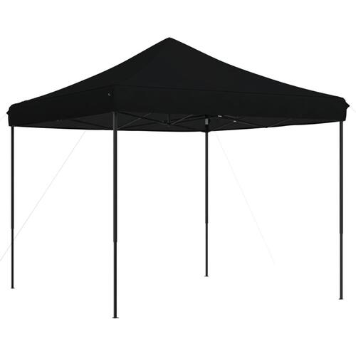 Pop op-festtelt 292x292x315 cm foldbart sort