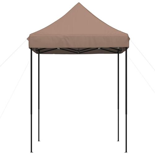 Pop op-festtelt 200x200x306 cm foldbart brun