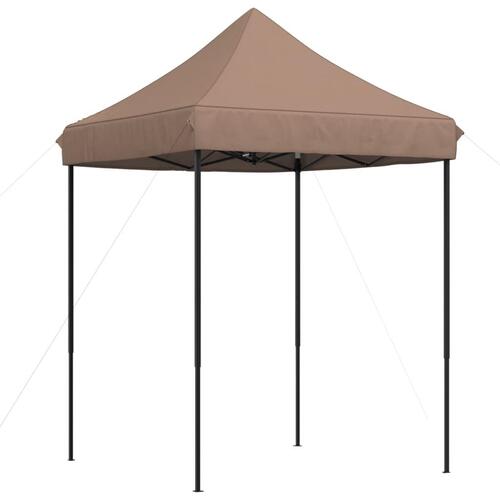 Pop op-festtelt 200x200x306 cm foldbart brun