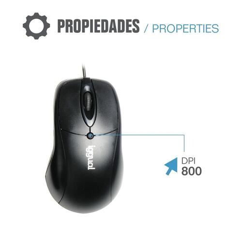 Tastatur og mus iggual QWERTY USB