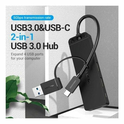 USB Hub Vention CHTBB Sort