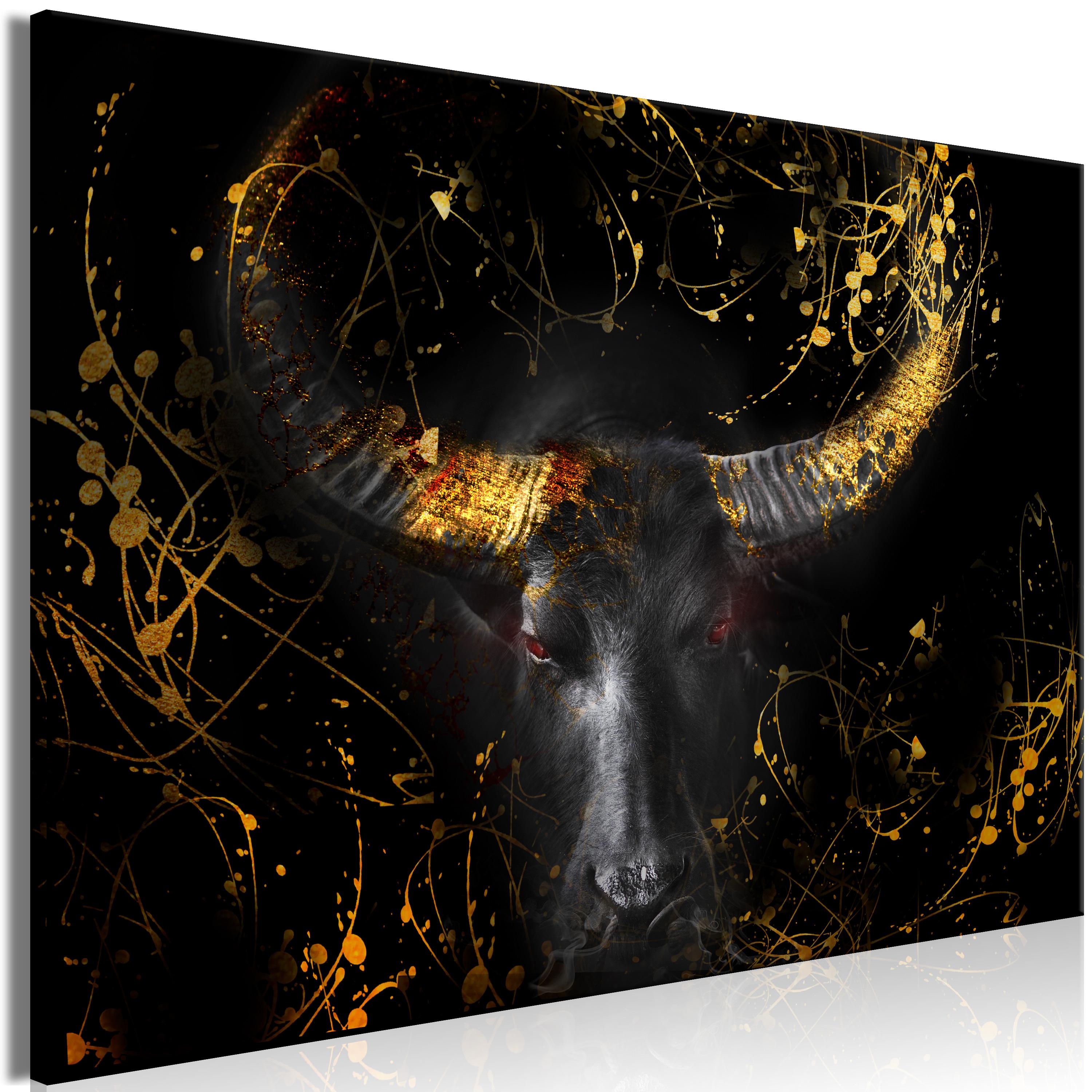 Billede - Enraged Bull (1 Part) Vertical - Third Variant - 120 x 80 cm - Standard billede