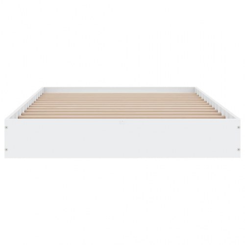 Sengeramme 100x200 cm konstrueret træ hvid