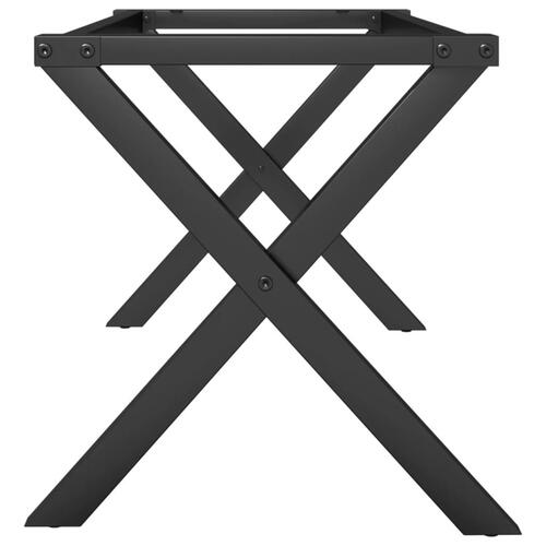 Bordben til sofabord 90x30x43 cm X-stel støbejern