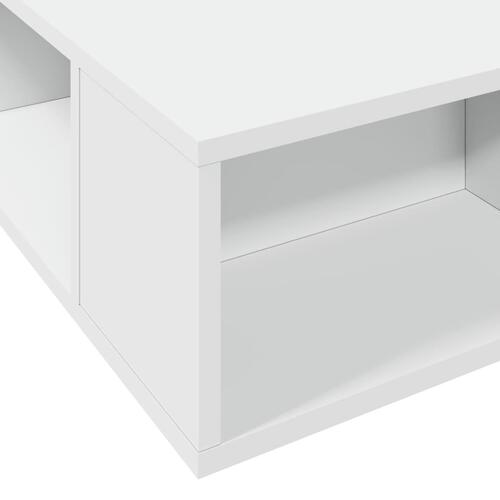 Sengestel 140x200 cm konstrueret træ hvid