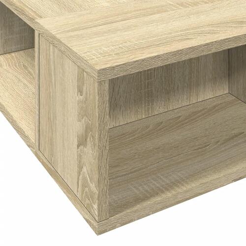 Sengestel 120x190 cm konstrueret træ sonoma-eg