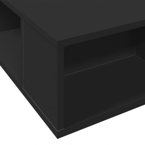 Sengeramme med opbevaring 75 x 190 cm - sort