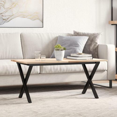 Bordben til sofabord 70x30x43 cm X-stel støbejern