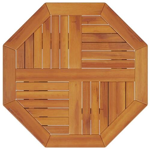 Foldbart havebord Ø60x75 cm massivt akacietræ