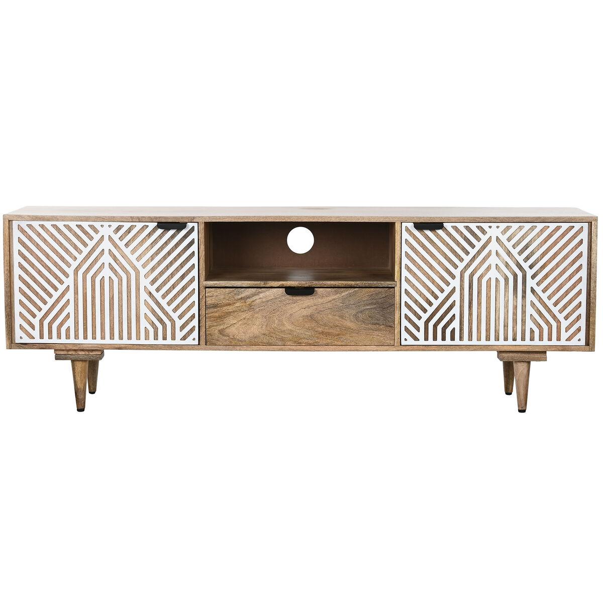 møbler Home ESPRIT Hvid Mangotræ 160 x 41 x 55 cm