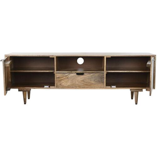 møbler Home ESPRIT Hvid Mangotræ 160 x 41 x 55 cm