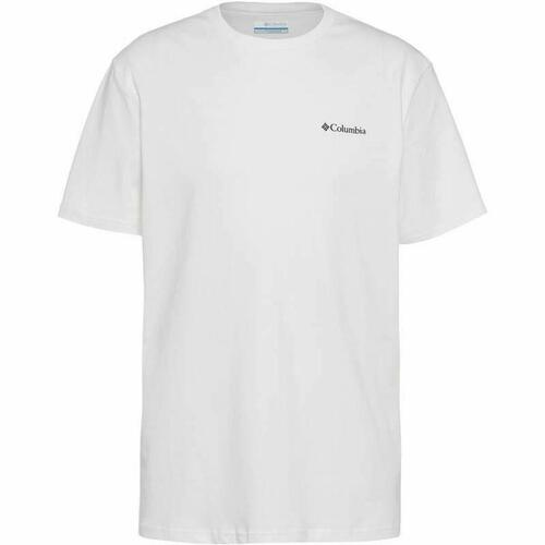 Kortærmet T-shirt til Mænd Columbia Csc Basic Logo™ Hvid L