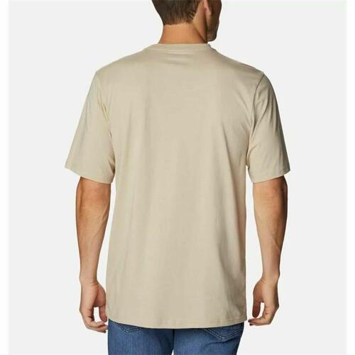 Kortærmet T-shirt til Mænd Columbia Csc Basic Logo™ Lys brun Moutain S