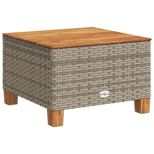 Sofasæt 5 dele med hynder polyrattan grå