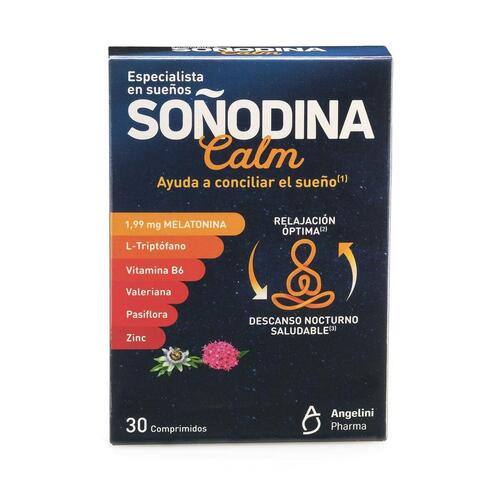 Søvnløshed kosttilskud Natura Essenziale Calm Tablets 30 enheder