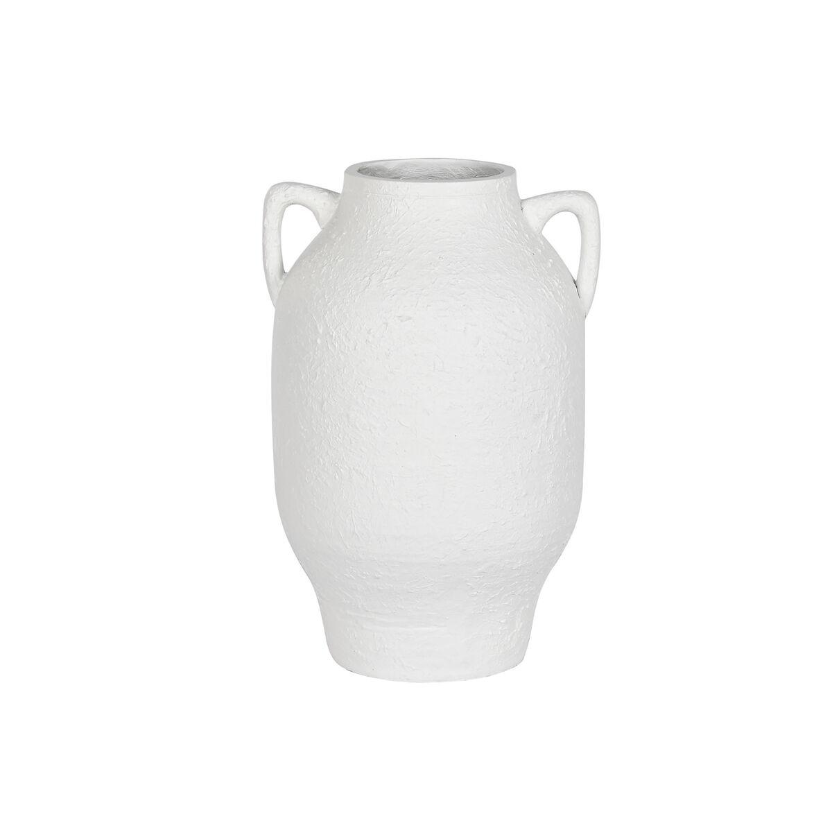 Vase - hvid glasfiber, 41 × 39 × 60 cm