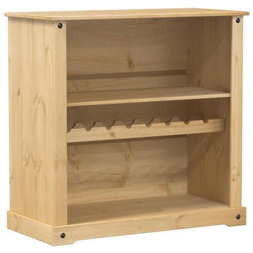 Vinskab Corona 107,5x51x105,5 cm massivt fyrretræ