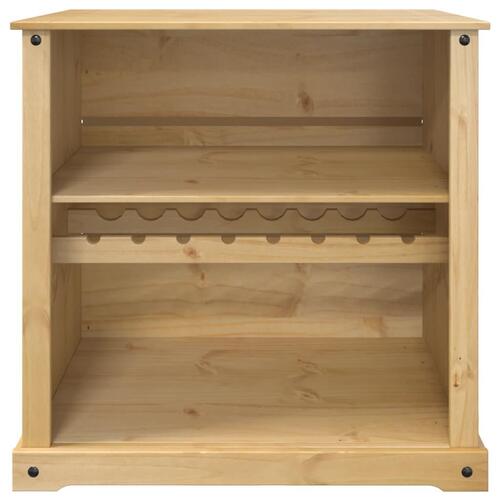 Vinskab Corona 107,5x51x105,5 cm massivt fyrretræ