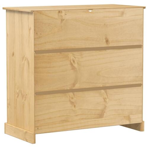 Vinskab Corona 107,5x51x105,5 cm massivt fyrretræ