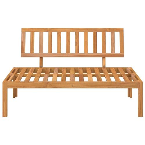 Midtermodul til pallesofa massivt akacietræ
