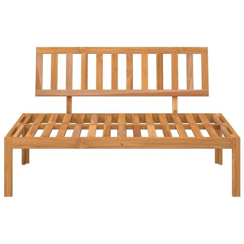 Midtermodul til pallesofa massivt akacietræ