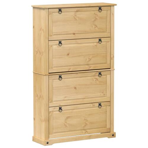 Skoskab Corona 99x32x163,5 cm massivt fyrretræ