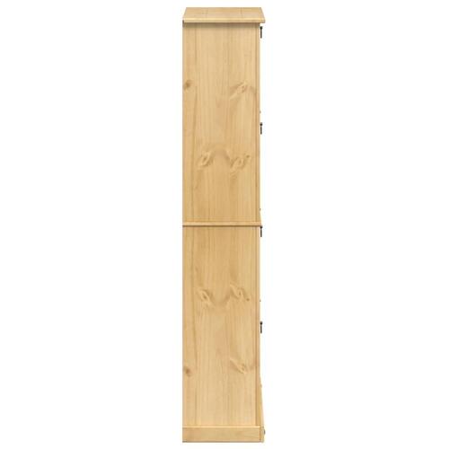 Skoskab Corona 99x32x163,5 cm massivt fyrretræ