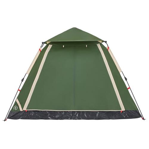 5-personers campingtelt kuppel quick-release grøn