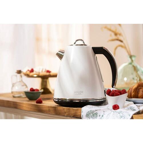 Kedel Adler AD 1341 Hvid Rustfrit stål 2200 W 1,5 L