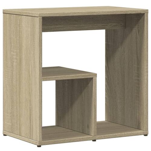 Sidebord 50x30x50 cm konstrueret træ sonoma-egetræsfarvet