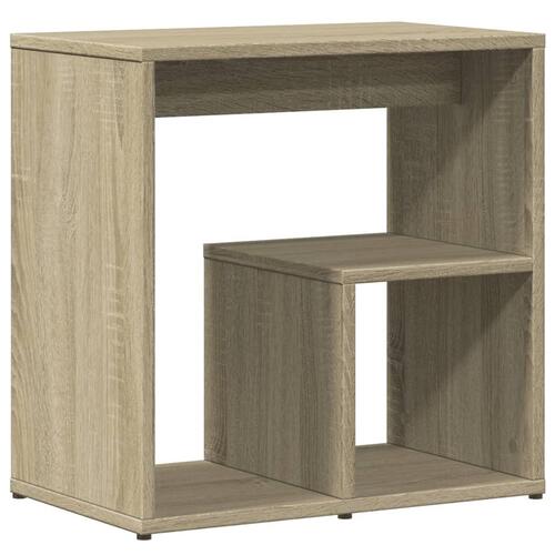 Sidebord 50x30x50 cm konstrueret træ sonoma-egetræsfarvet