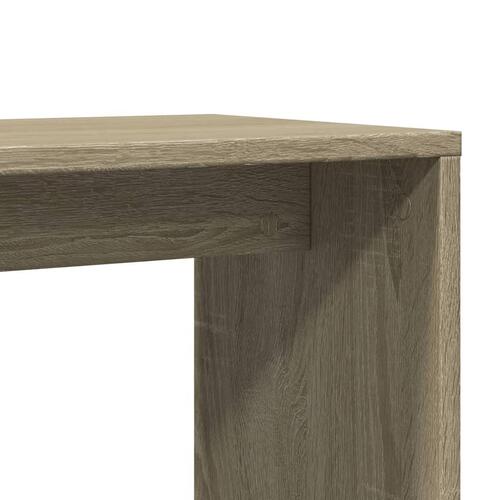 Sidebord 50x30x50 cm konstrueret træ sonoma-egetræsfarvet
