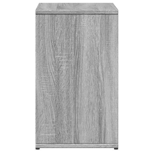Sidebord 50x30x50 cm konstrueret træ grå sonoma-eg