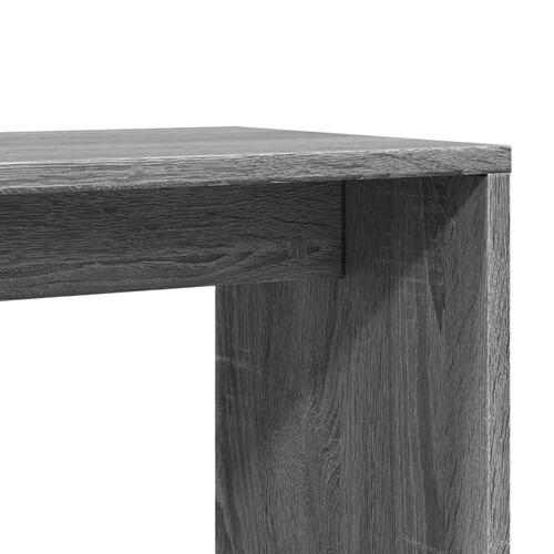 Sidebord 50x30x50 cm konstrueret træ grå sonoma-eg