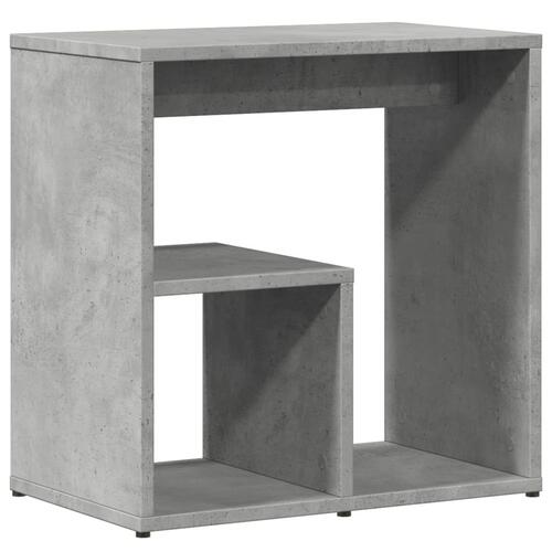 Sidebord 50x30x50 cm konstrueret træ betongrå