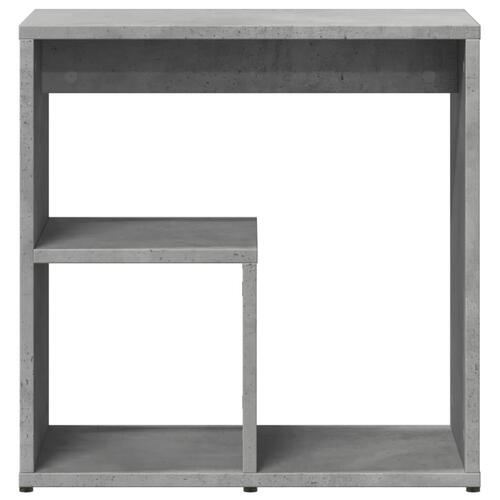 Sidebord 50x30x50 cm konstrueret træ betongrå