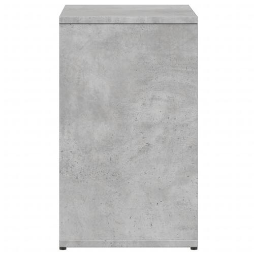 Sidebord 50x30x50 cm konstrueret træ betongrå