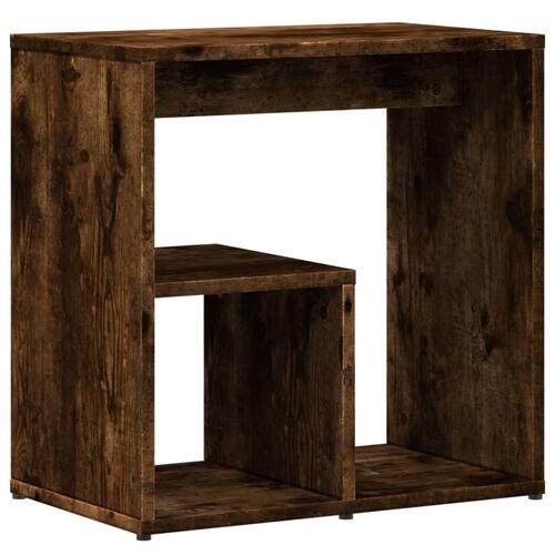 Sideborde 2 stk. 50x30x50 cm konstrueret træ røget egetræsfarve