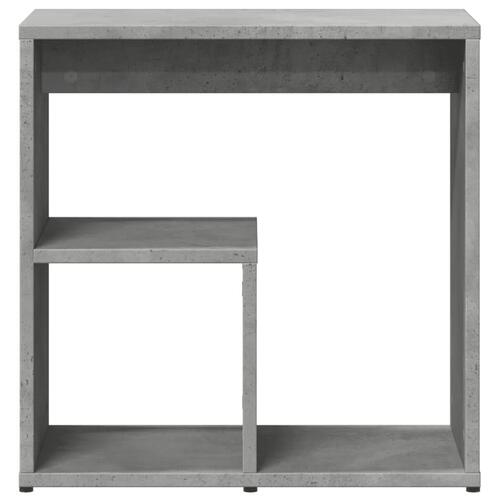 Sideborde 2 stk. 50x30x50 cm konstrueret træ betongrå