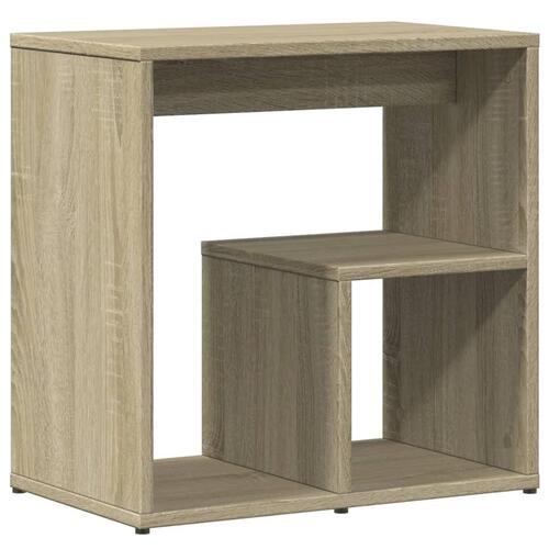 Sidebord 2 stk. 50x30x50 cm konstrueret træ sonoma-eg