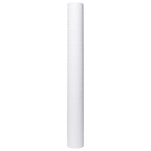Altanafskærmning 300x100 cm polyrattan hvid