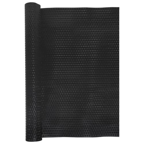 Altanafskærmning 1000x80 cm polyrattan sort