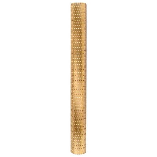 Altanafskærmning 300x80 cm polyrattan lysebrun