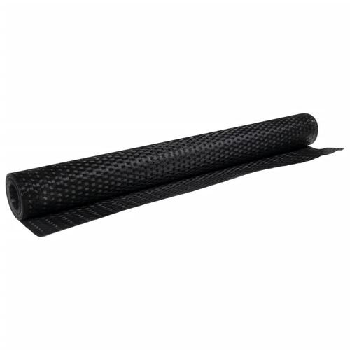 Altanafskærmning 500x80 cm polyrattan sort