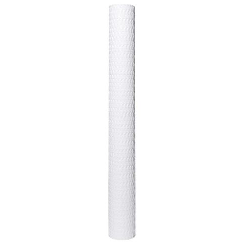 Altanafskærmning 1000x80 cm polyrattan hvid