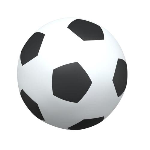 Fodboldmål 2 stk. 64x35x48 cm med bold til børn metal hvid