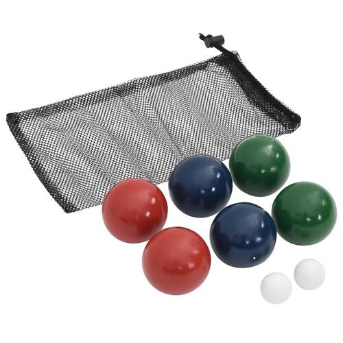 Boccia 8 dele med bærepose massivt fyrretræ