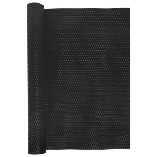 Altanafskærmning 600x80 cm polyrattan sort